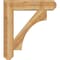 Ekena Millwork Westlake Craftsman Rough Sawn Bracket, Western Red Cedar, 6"W x 32"D x 36"H BKT06X32X36WTL04RWR - alternate 4